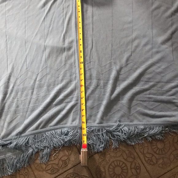 Alexia Light Blue Poncho/Cape- Size M/L - Picture 5 of 12